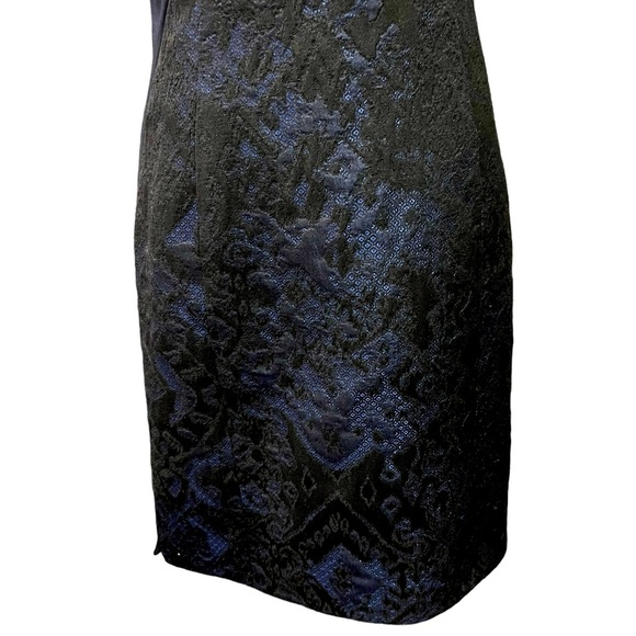 Ellie Tahari cocktail / Career dress navy blue size 6. Brand new with tag - Picture 7 of 12